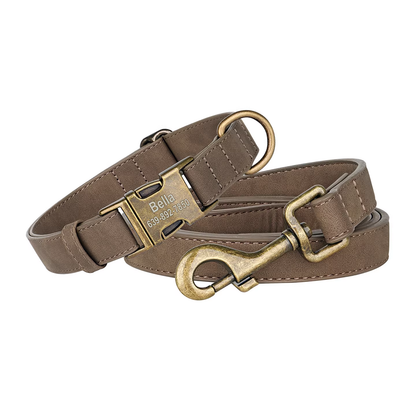 Letter Print Dog Collar for Small Dogs Coco