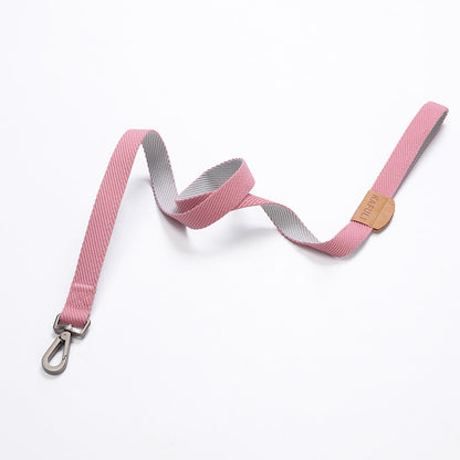 Dog Leash Pet Vest Chest Harness Medium And Large Dog French Dog Golden Retriever Dog Walking Pink Color