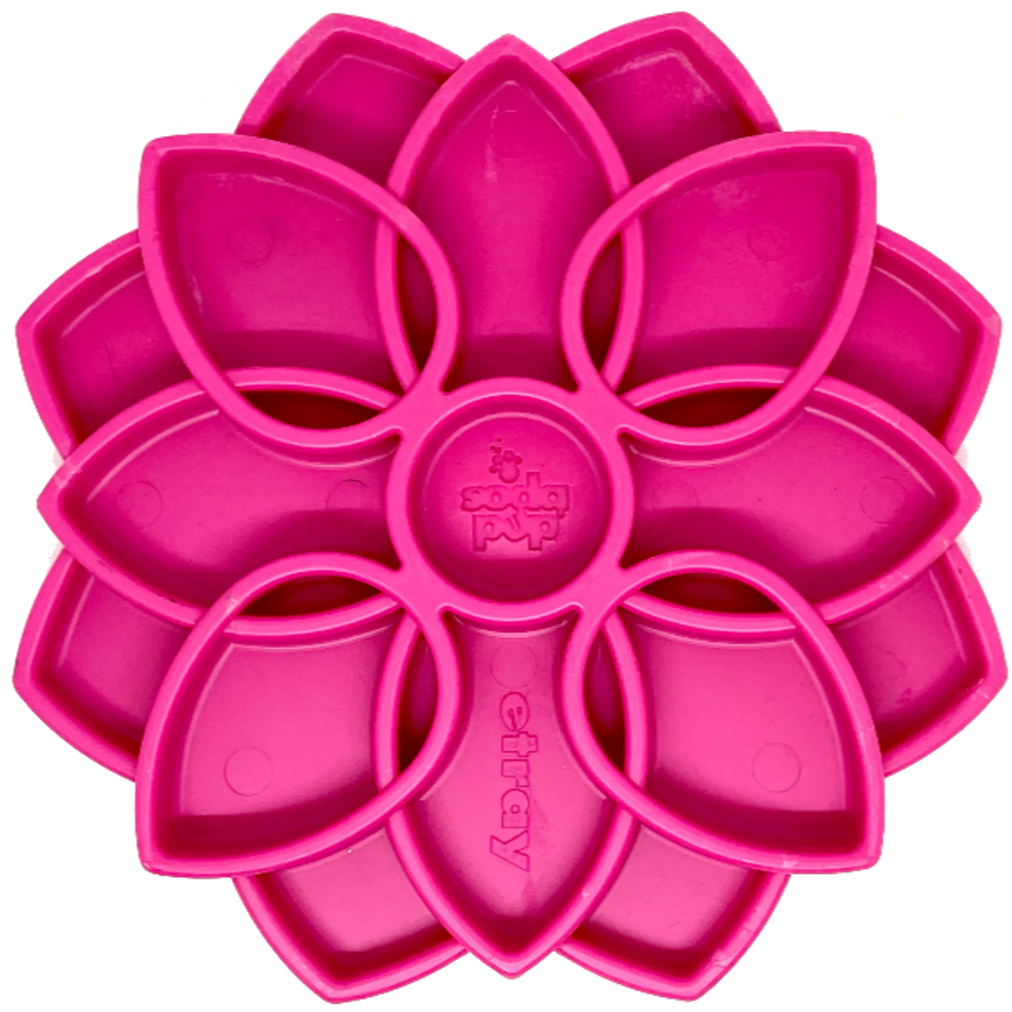 Mandala eTray Shallow Slow Feeder Dog Bowl for Enrichment