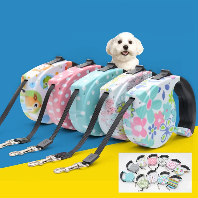 Retractable Dog Leash 5 Meter Automatic Lead for Small & Medium Breeds