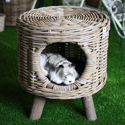 Rattan Furniture Leisure Round Four Seasons  for dog and cats