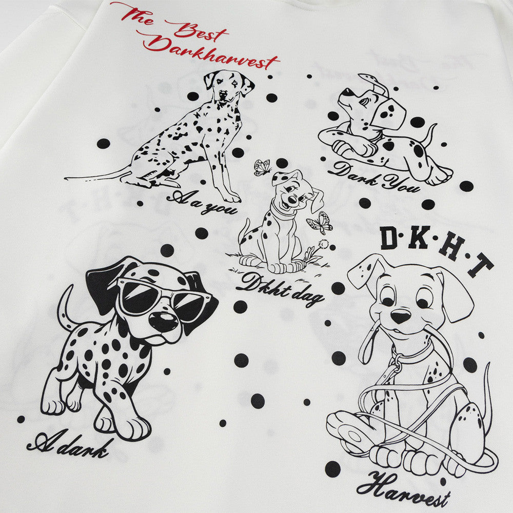 Animal Dog Printed Hoodie Funny Print