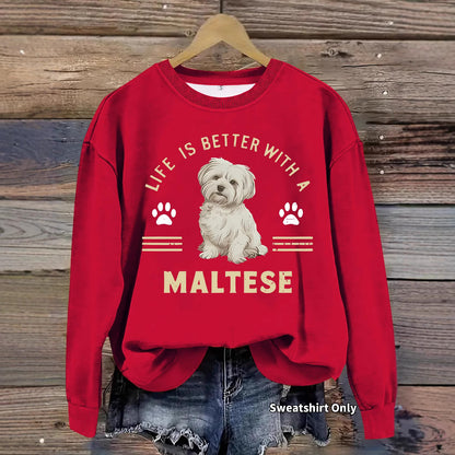 Marzis Dog Print Shirt Red