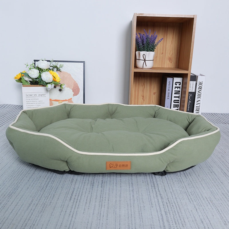 Dog Bed for Medium and Large Dogs | Pet Bed for Shiba Inu Pads Green