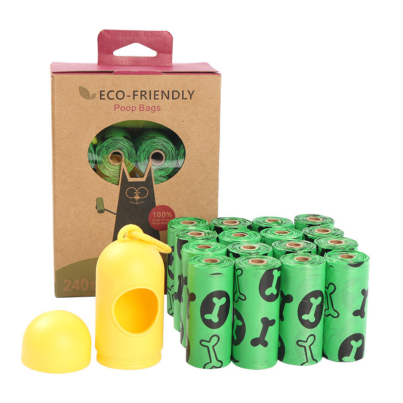 Pet Garbage Bag Degradable Feces Garbage Bag New Dog Feces Bag Poop Bag