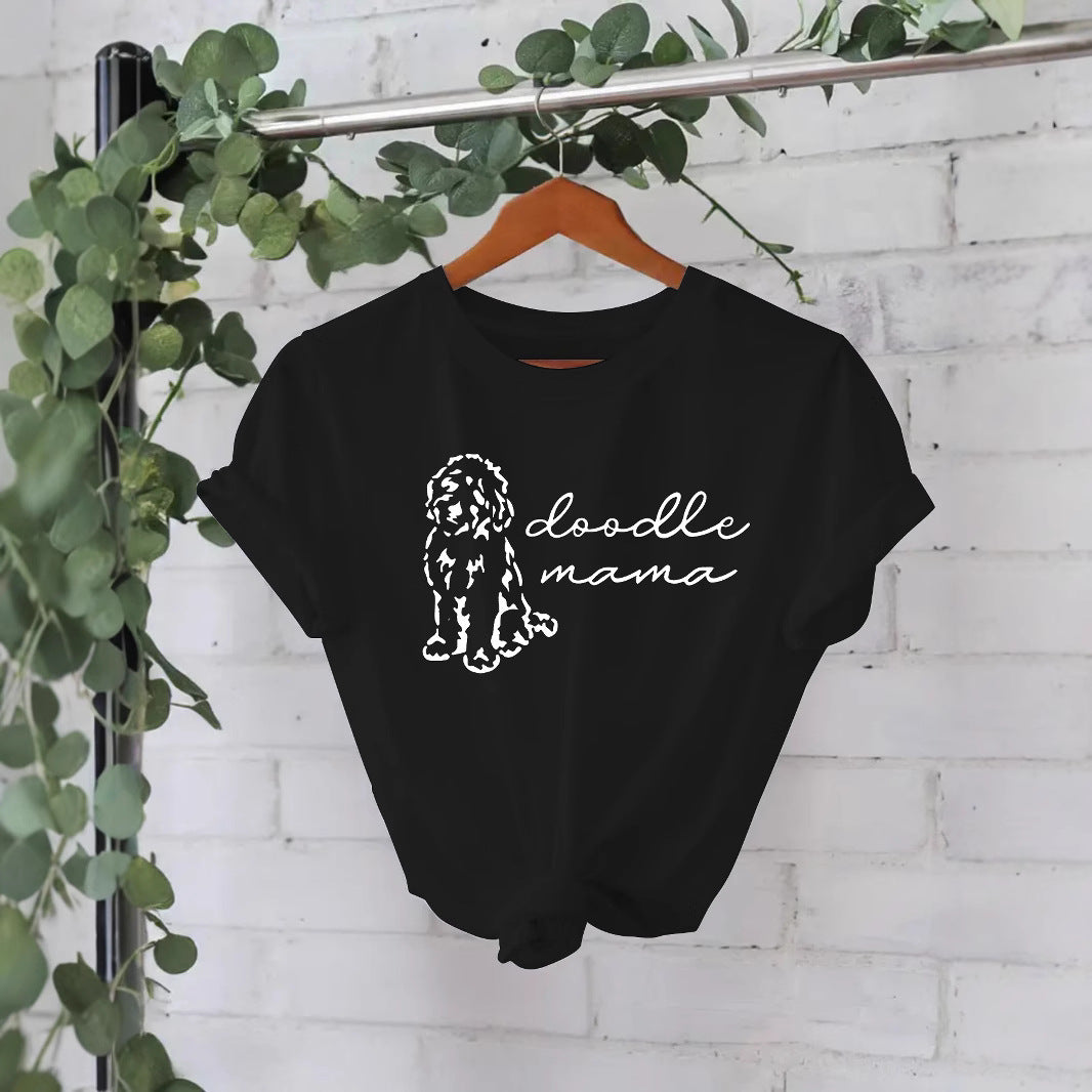 Short Sleeved Doodle Dog Black