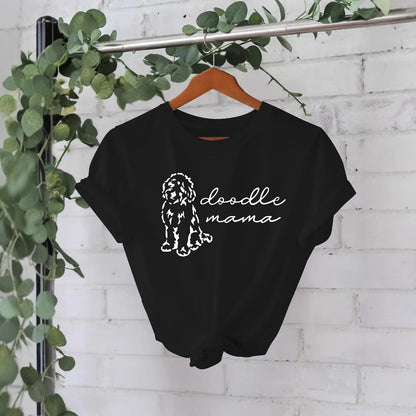 Short Sleeved Doodle Dog Black