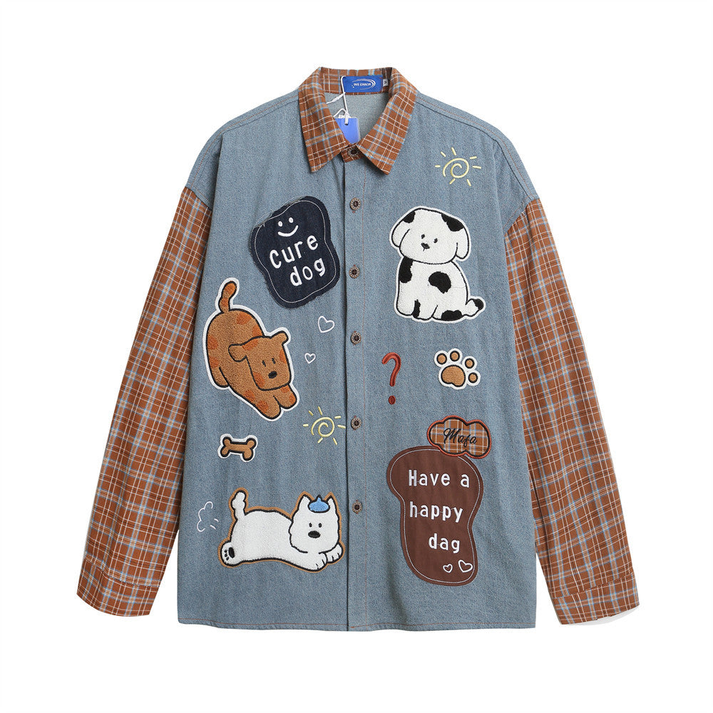 Dog Plush Embroidered Shirt several sizes
