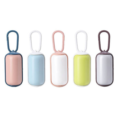 Dog Waste Poop Bag Dispenser Multipurpose Carrier Holder with 15 Garbage Bags Pet Supplies Outdoor