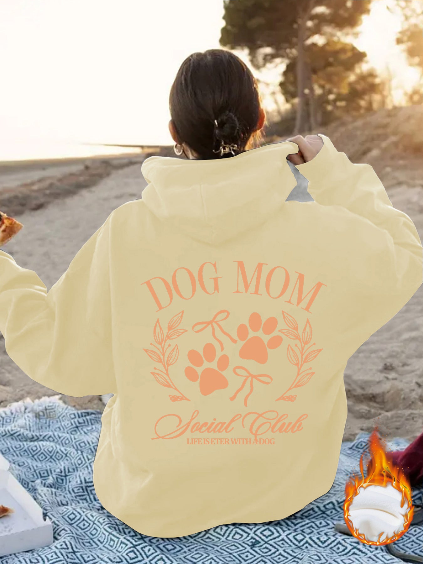 Dog Mom - Dog Lover Pattern Printed Hoodie many sizes