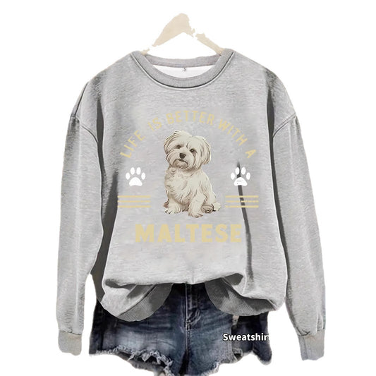 Marzis Dog Print Shirt Gray