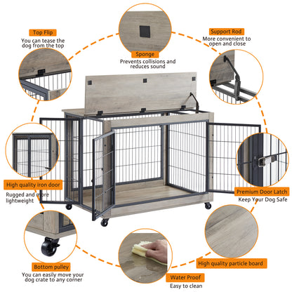 Furniture Style Dog Crate 4 wire sides