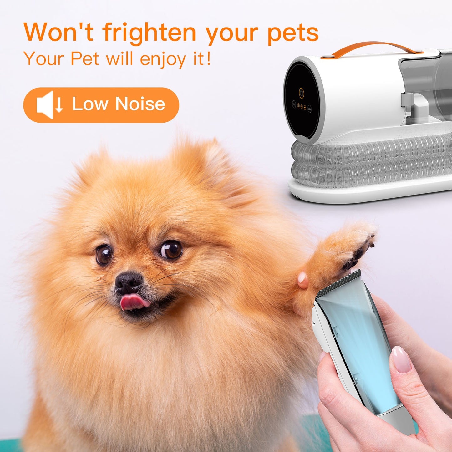 Intelligent Pet Grooming & Hair Removal Kit for Dogs and Cats of All Sizes