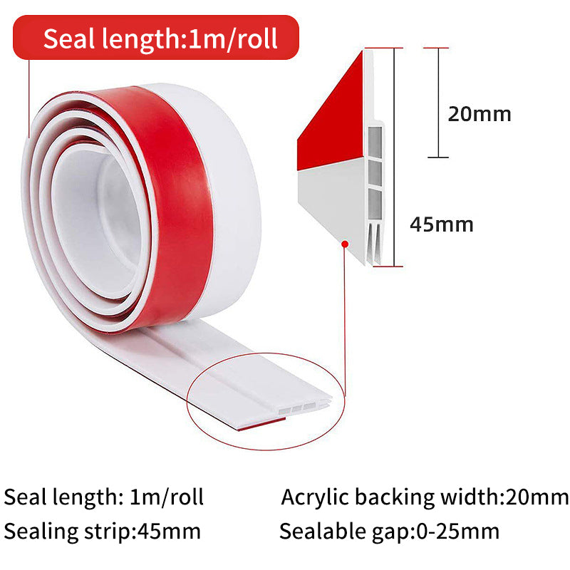 Door Joint, Door Bottom Sealing Strip, Wooden Door, Wind Proof, Dustproof, Soundproof, Door Stop, Door Bottom Gap, Rubber Strip