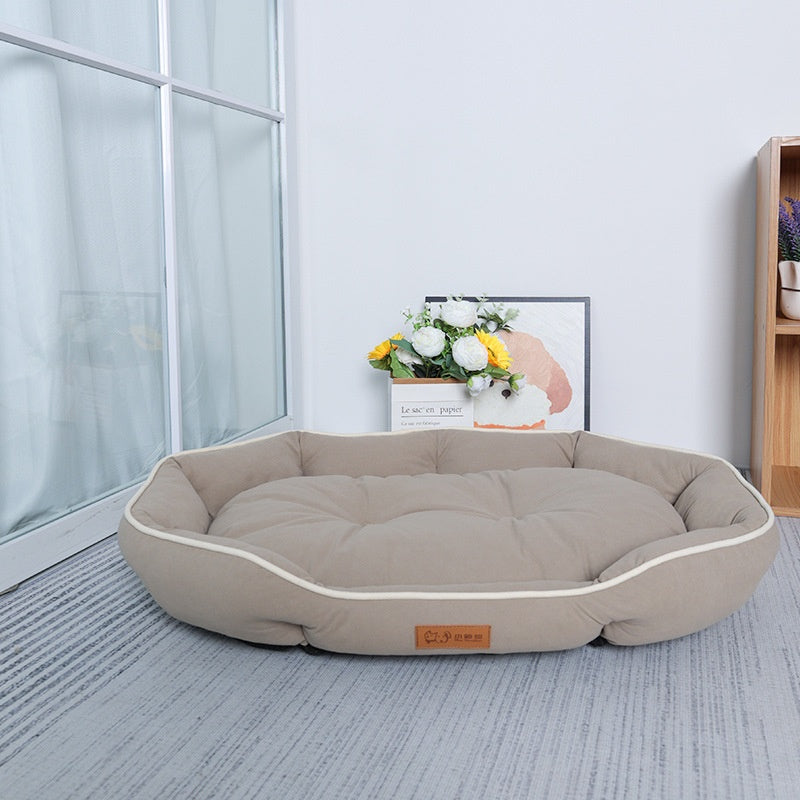 Dog Bed for Medium and Large Dogs | Pet Bed for Shiba Inu Pads Tan
