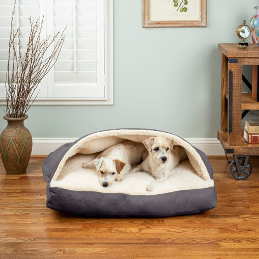 Cozy Rectangle Cave - Med - Heather Gray