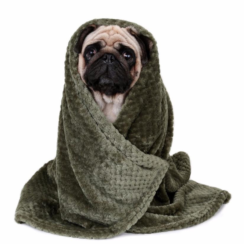 Soft Warm Pet Blanket for Dogs and Cats many colors
