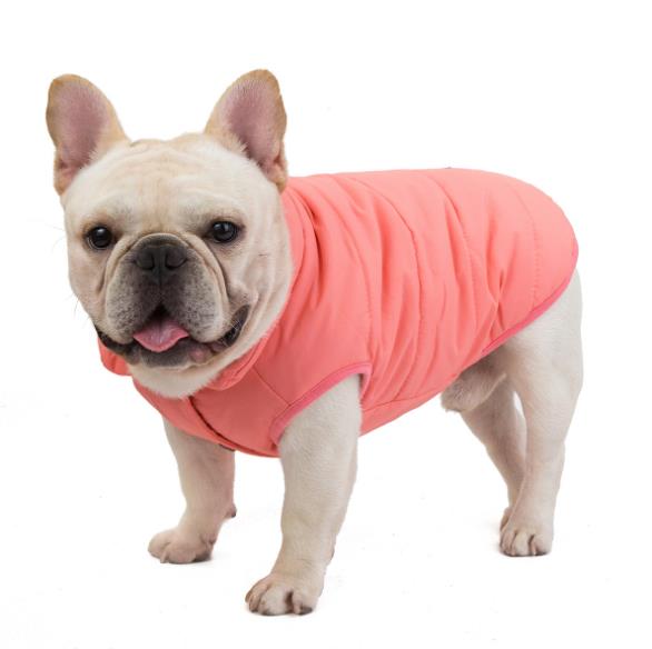 Dog Pet Bulldog Cotton Vest Pink