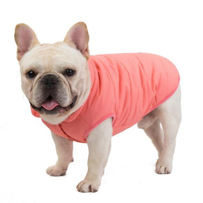 Dog Pet Bulldog Cotton Vest Pink