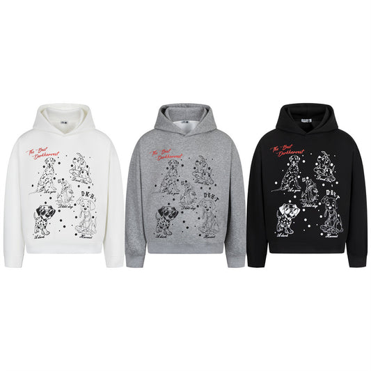 Animal Dog Printed Hoodie 3 Colors