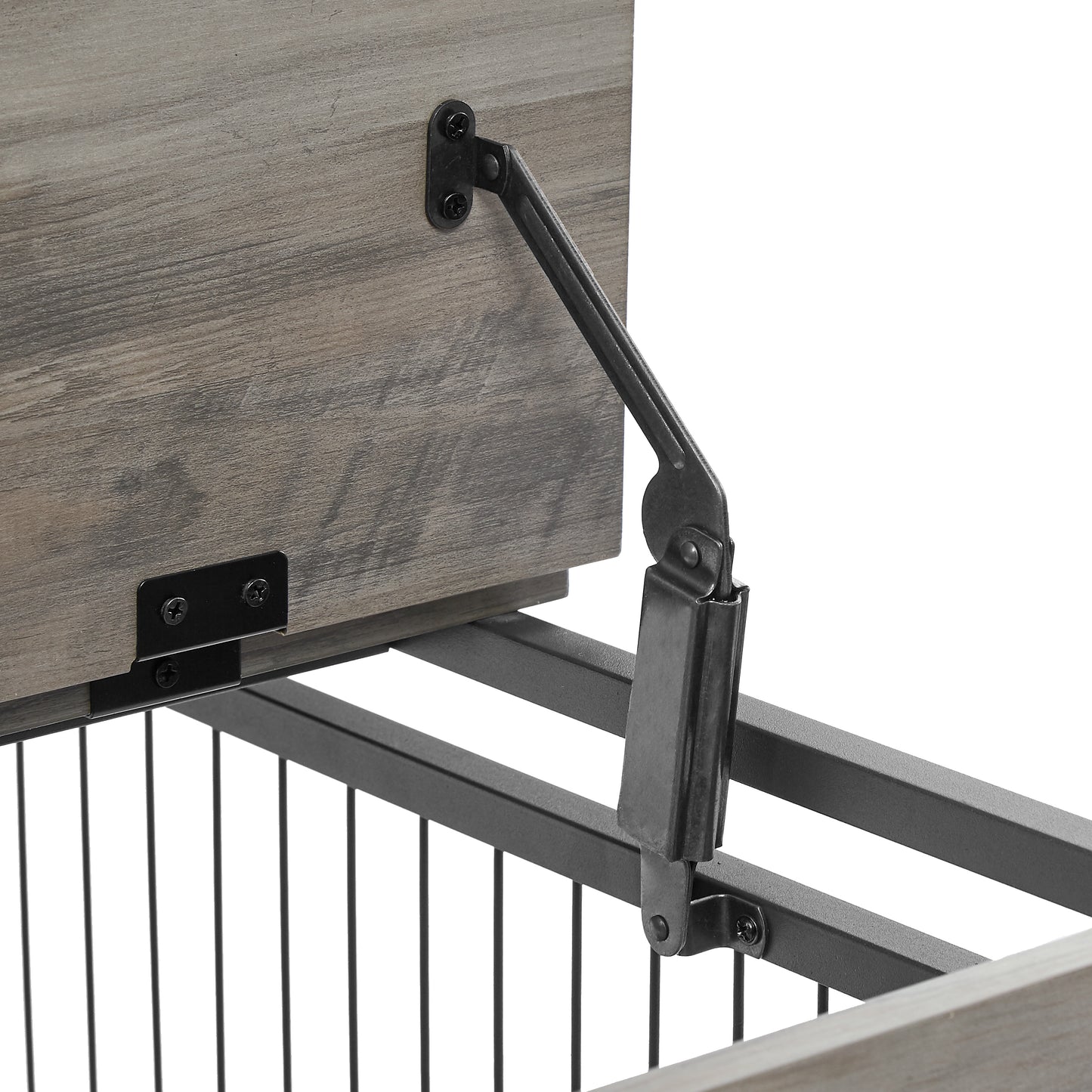Furniture Style Dog Crate upper latches