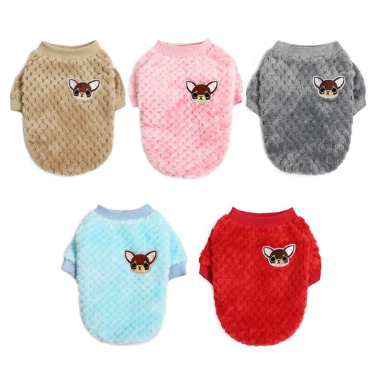 Winter Dog Plush Sweater 5 Color
