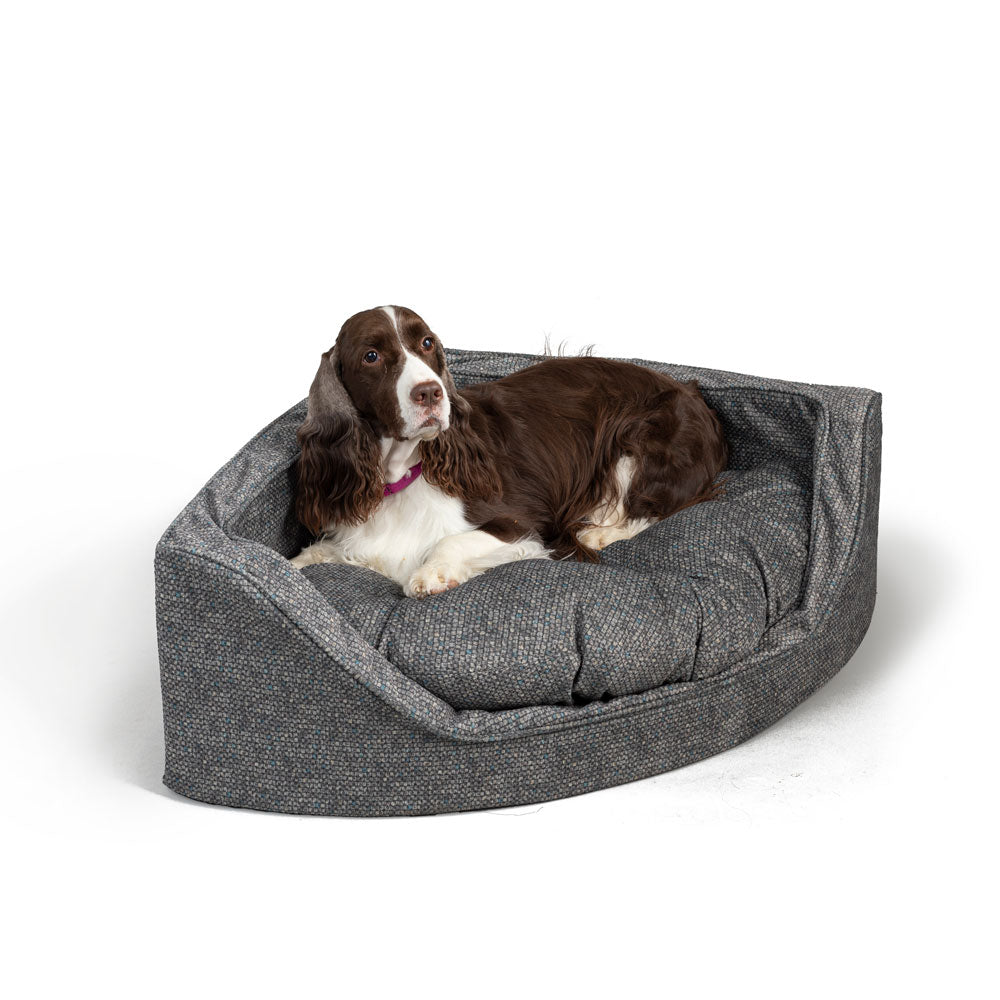 Corner Bed - Med (25X25) - Merlin Pewter