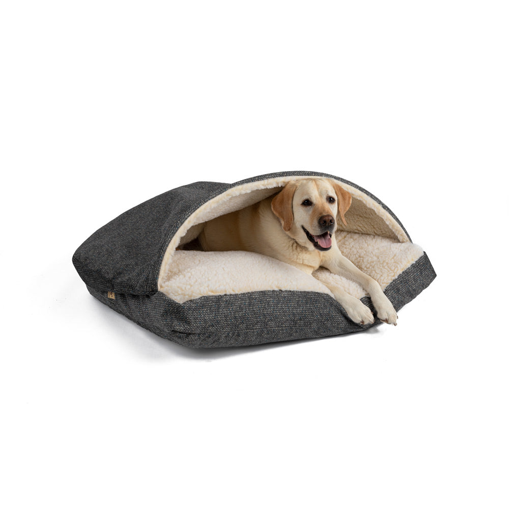 Cozy Rectangle Cave - Lg - Merlin Pewter