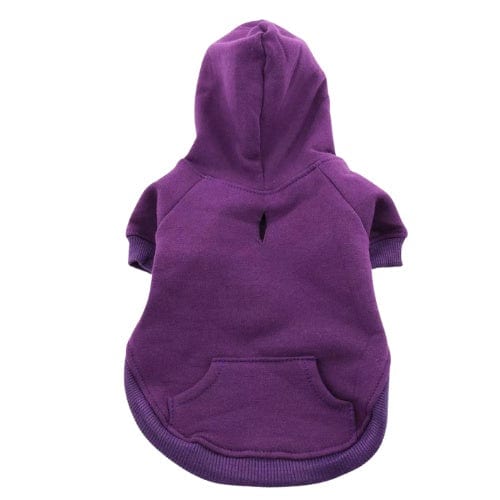 Flex-Fit Dog Hoodie - Purple XS - 4XL