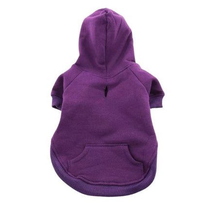 Flex-Fit Dog Hoodie - Purple XS - 4XL