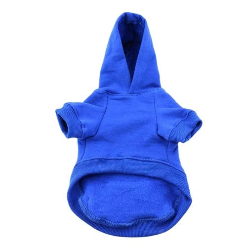 Flex-Fit Dog Hoodie - Blue XS - 4XL