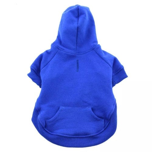 Flex-Fit Dog Hoodie - Blue XS - 4XL