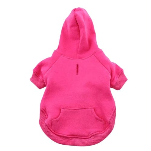 Flex-Fit Dog Hoodie - Pink XS - 4XL