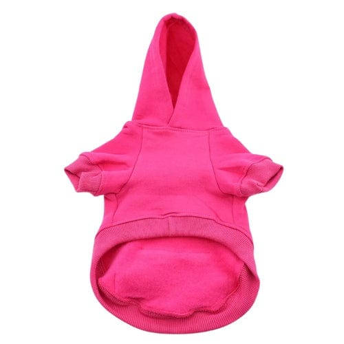 Flex-Fit Dog Hoodie - Pink XS - 4XL