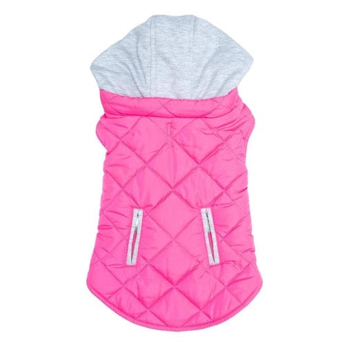 Weekender Dog Sweatshirt Hoodie - Pink XS - XL