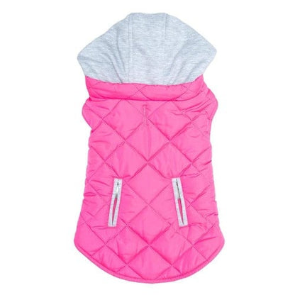 Weekender Dog Sweatshirt Hoodie - Pink XS - XL