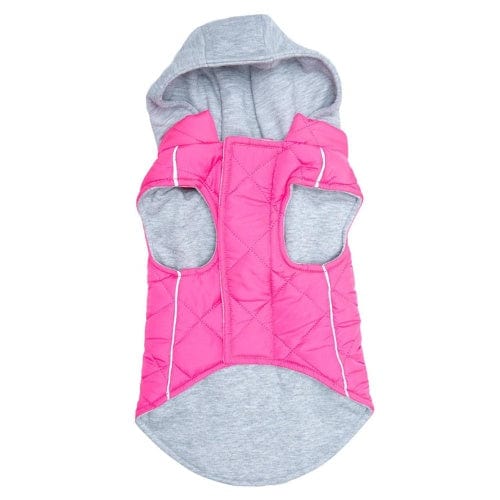 Weekender Dog Sweatshirt Hoodie - Pink XS - XL