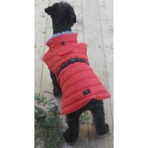 Alpine Extreme Cold Puffer Dog Coat - Orange X-Small to 5X-Large