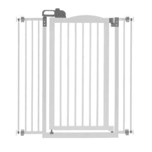 Richell One-Touch Wide Pressure Mounted Pet Gate II White 32.1" - 62.8" x 2" x 3