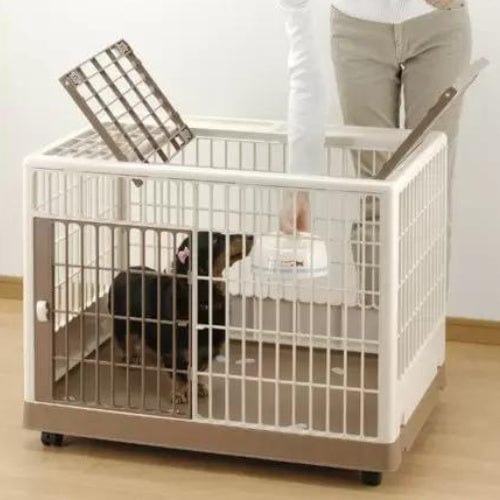 Richell Pet Training Kennel for Small Dogs (25.4' L X 19.7' W X 22' H)