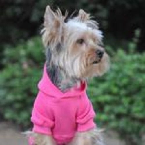 Flex-Fit Dog Hoodie - Pink XS - 4XL