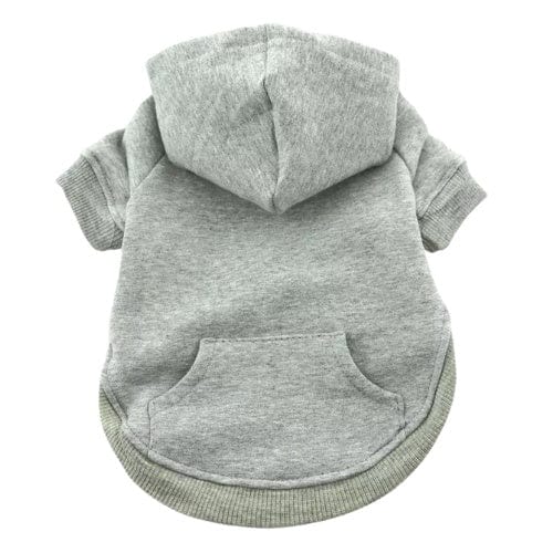 Flex-Fit Dog Hoodie - Gray XS - 4XL
