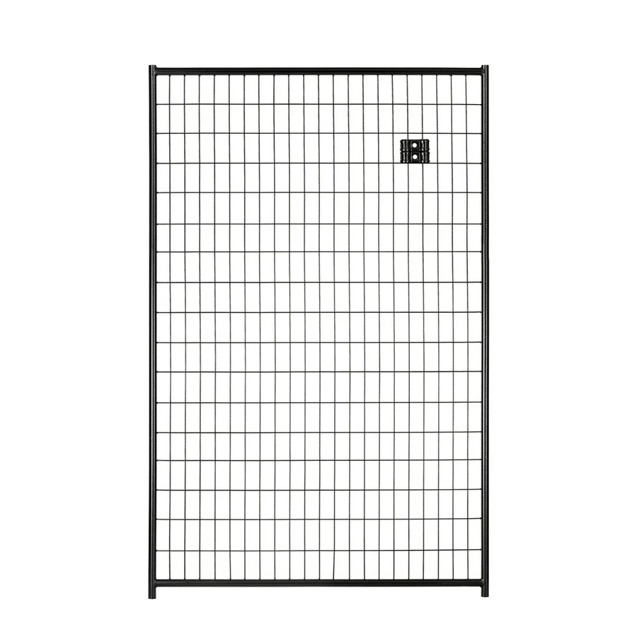 Lucky Dog® Black Welded Wire Kennel Panels 6'H x 4'W