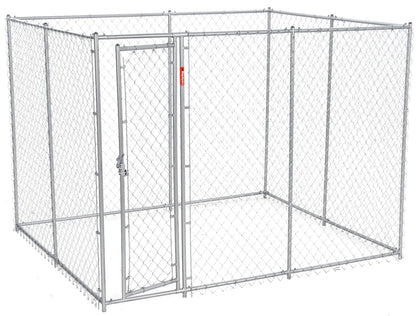 Lucky Dog Galvanized Chain Link w/PC Frame Kit in a Box 15'L x 5'W x 6'H