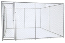 Lucky Dog Galvanized Chain Link w/PC Frame Kit in a Box 15'L x 5'W x 6'H