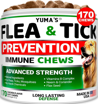 Flea and Tick Prevention for Dogs Chewable