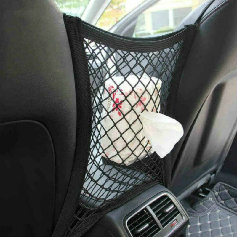 Dog Seat Fences Car Protection Net Safety Storage Bag Pet Mesh Travel Isolation Back Sea t Safety Barrier Puppy Accessories In Use View