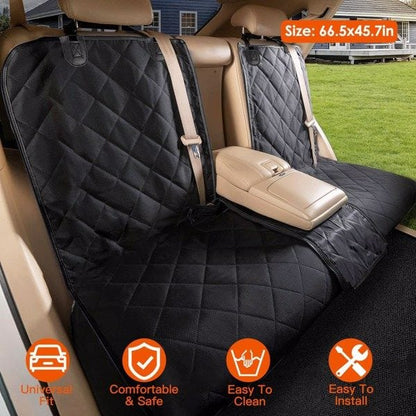 Dog Car Seat Cover, Back Seat Extender for Dogs,Dog Hammock for Car Backseat, Non Inflatable Dog seat Cover for Back seat,Hard Bottom Back Seat Protector for Cars,Trucs & SUVs Soft Material