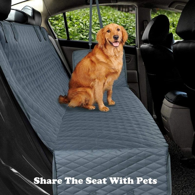 Active Pets Car Seat Cover for Dogs and cats; Standard Dog Seat Cover for Back Seat Use 100% Waterproof; Scratch Proof Pet Covers for Travel For Clean car