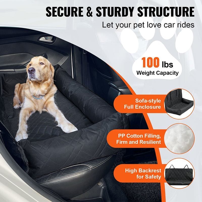 Dog Mats Car Seat Pet Car Seat for Medium Large Dog Cotton Filling